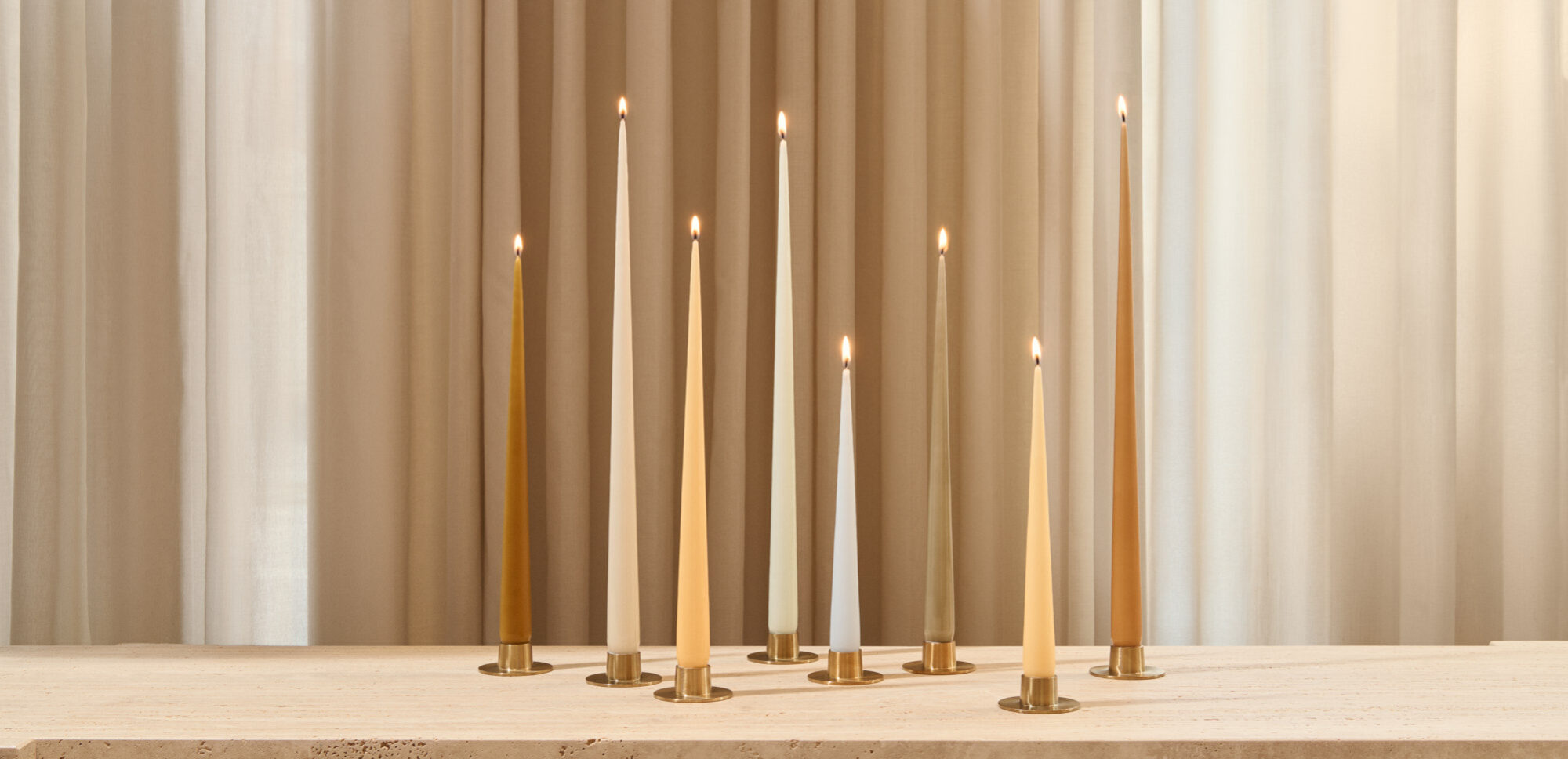 gorgeous ester and eril taper candles