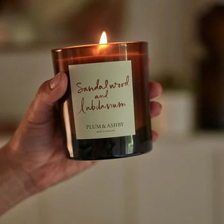 Plum & Ashby Sandalwood & Labdanum Candle