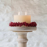 Rustic Pillar Candle 2 Wick