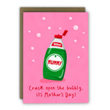 Cost of Living Washing Up Mother's Day Card