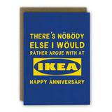 Sarcastic Ikea Argument Anniversary Card