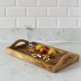 Acacia & Mango Chevron Serving Tray Small