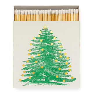 Christmas Tree with Baubles Luxury Box of Matches