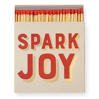 Spark Joy Letterpress Luxury Matches