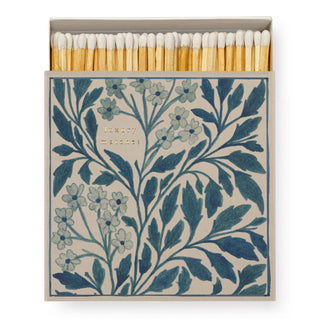 Blue Floral Matches by Wanderlust Paper Co.