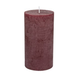 Rustic Pillar Candle Plum (70x130mm)