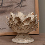 Rustic Artichoke Candle Holder