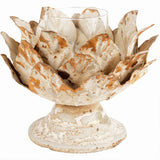 Rustic Artichoke Candle Holder