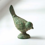 Cast Iron Bird Antique Green