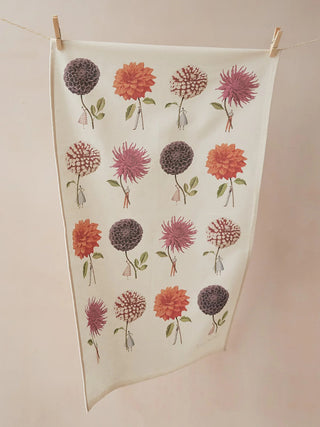 Laura Stoddart - Dahlia Tea Towel