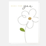 Daisy Here For You Card