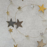 Gold & Silver Star Garland