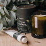 The Calm & Green Gift Set – Eucalyptus Bouquet with Candle & Hand Cream