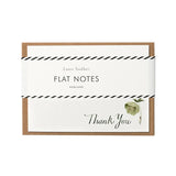 Laura Stoddart - In Bloom Green Hellebore Thank You Flat Notes