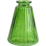 Green Glass Bud Vase