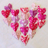 Cambridge Imprint Origami Heart Bunting Kit