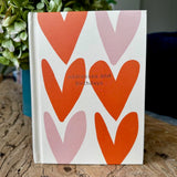 Caroline Gardner Pale Pink Heart Address & Birthday Book