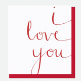 I Love You Greeting Card