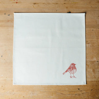 Lottie Day Christmas Robin Napkin Gift Set