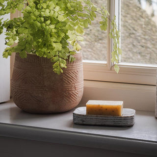 Grey Marble Soap Dish