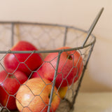 Wire Mesh Oval Basket