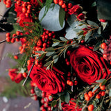 Winter Rose & Berry Bouquet