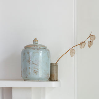 Rustic Jar with Lid