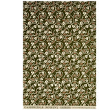 Cambridge Imprint - Gift Wrap Paper Ivy Swamp Green And Orange