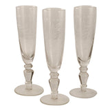 Champagne Etched Flutes