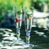 Champagne Etched Flutes