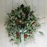 White Christmas - Door Wreath Kit